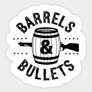 BARRELS & BULLETS LOGOTYPE Sticker